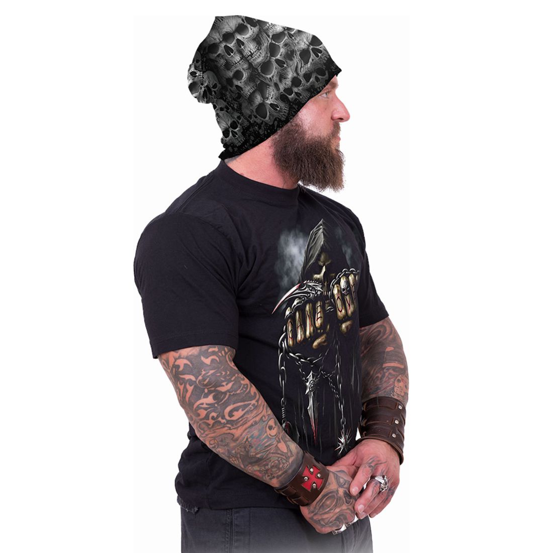 Beanie / Mütze von Spiral - Twisted Skulls